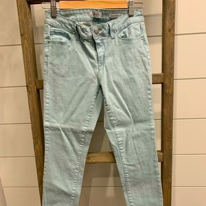 Jessica Simpson light blue, ankle jeans